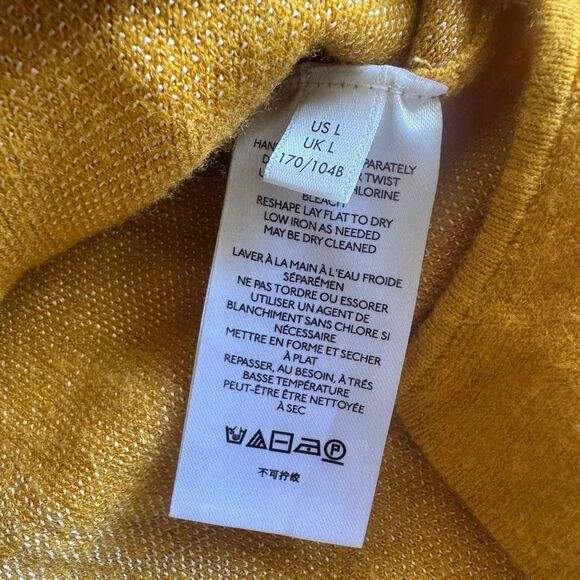 Maeve Anthropologie Seahorse Print Sweater Size L - Picture 7 of 9